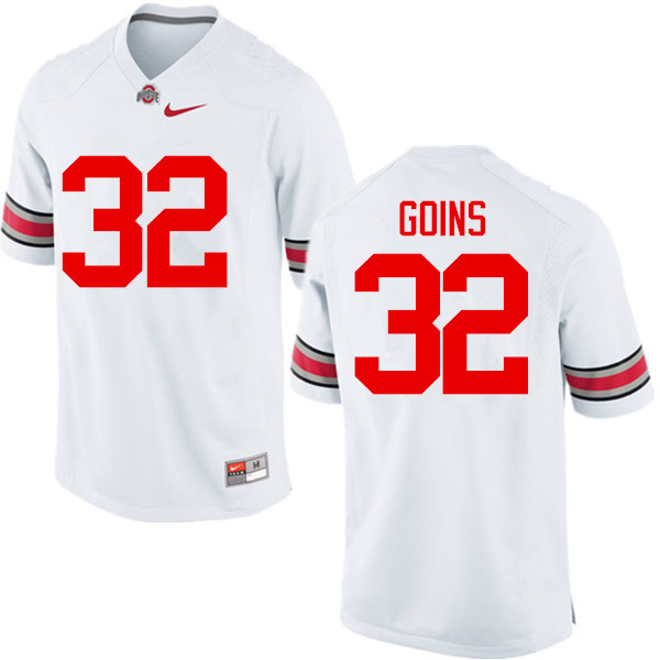 Ohio State Buckeyes #32 Elijaah Goins College Football Jerseys Game-White